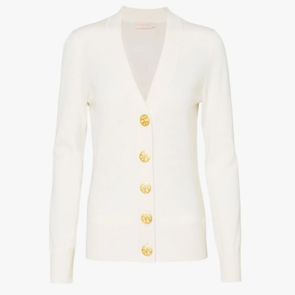 Tory Burch 100% Merino Wool Women’s Sweater/Cardigan - Size: XS - Picture 5 of 17